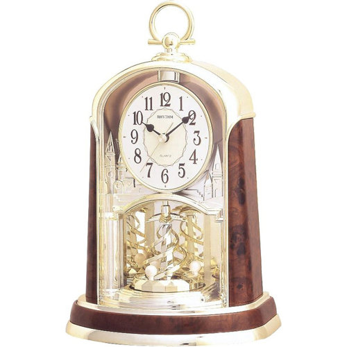 Rhythm Analog Tabletop Clock & Reviews Wayfair